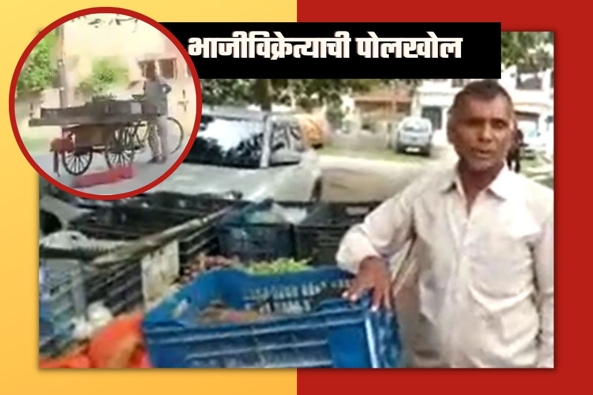 VIDEO : भाजीविक्रेत्याचं किळसवाणं कृत्य, भाजीवर लघवी करुन विकत होता भाजी, अखेर असं समोर आलं सत्य