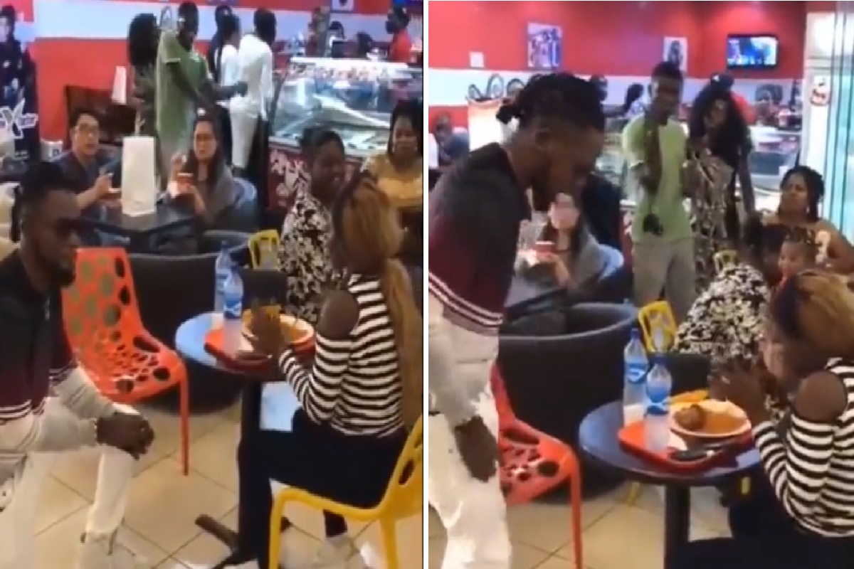 त्याने रेस्टराँमध्ये तिला प्रपोज केलं, ती नाही म्हणाली! पुढे काय झालं तुम्हीच पाहा VIDEO