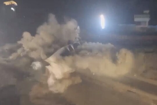 5 सेकंद अन् पुण्यातला चांदणी चौकातला पूल झाला जमीनदोस्त, पहिला VIDEO