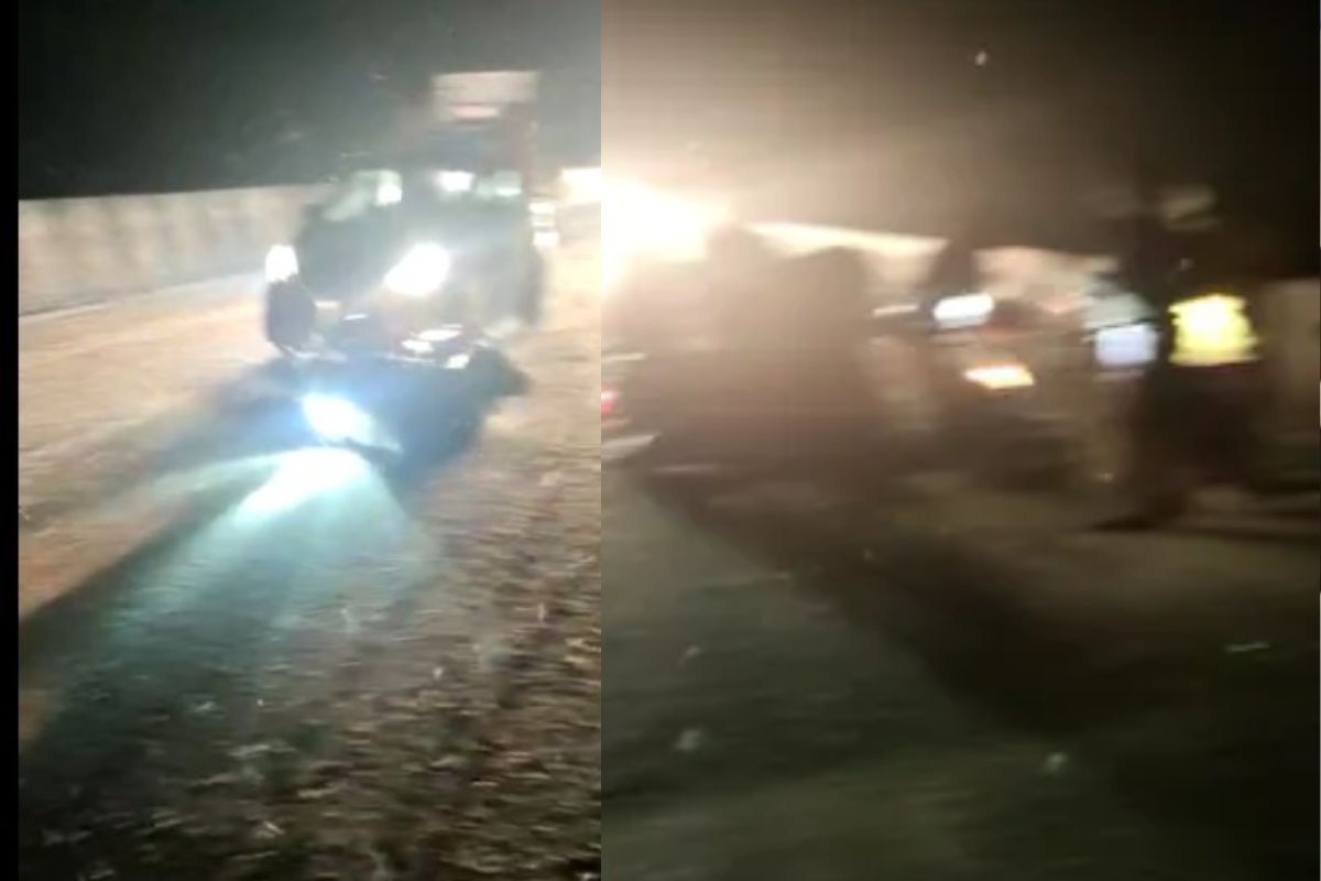 Kolhapur Car Accident : रस्त्यावर किडेच किडे, बाईक स्लिप झाली आणि कारच्या चाकाखालीच आला तरुण, अंगावर काटा आणणारा LIVE VIDEO