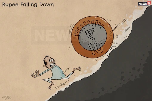 Rupee Rate Today : रुपया आणखी खोल खड्ड्यात, डॉलरच्या तुलनेत नीचांकी मूल्य