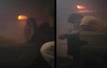 Airplane Emergency Landing : गोवा-हैदराबाद विमानात अचानक धुराचे लोट; Emergency लँडिंग, धक्कादायक VIDEO