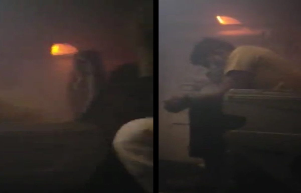 Airplane Emergency Landing : गोवा-हैदराबाद विमानात अचानक धुराचे लोट; Emergency लँडिंग, धक्कादायक VIDEO