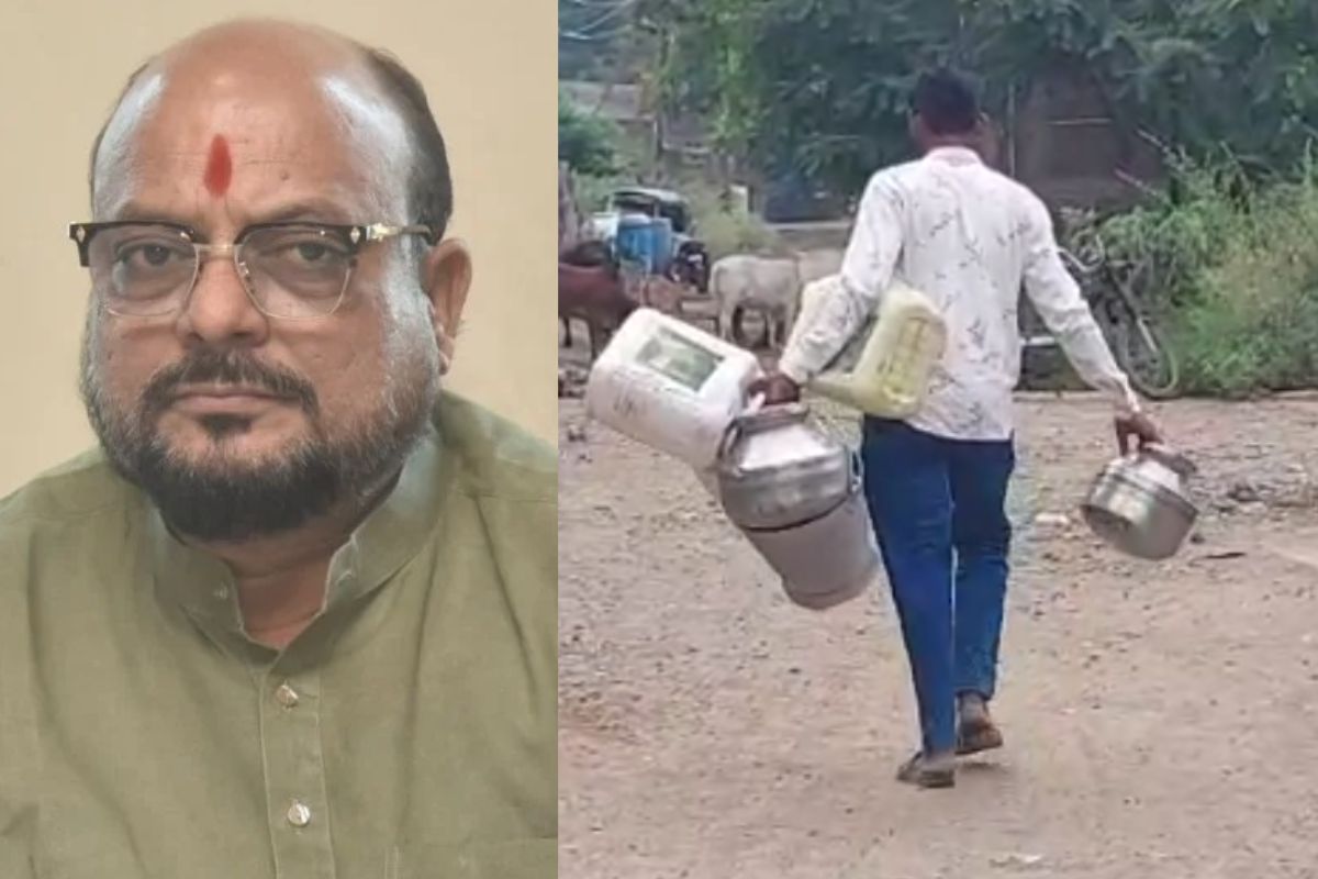 पंपात गाळ साचून पंप बंद झाल्याने तांत्रिक पाणीटंचाई झाल्याचे म्हणत आता काय आकाशातून पाणी टाकू का?