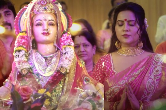 VIDEO : जय लक्ष्मी माता... दिवाळीच्या मुहुर्तावर अमृता फडणवीस देवीच्या भक्तीत तल्लीन, गायली आरती