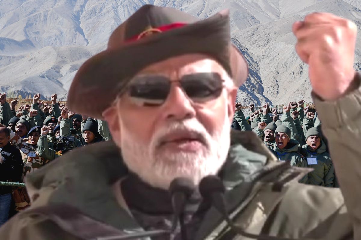सामर्थ्याविना शांती असंभव, कारगिलमध्ये पंतप्रधान मोदींची डरकाळी, जवानांना दिला दिवाळी संदेश