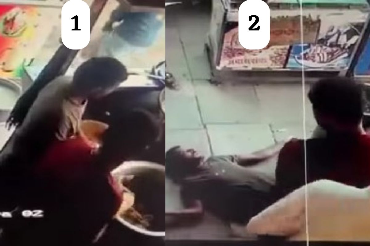 सोलापुरात 28 वर्ष तरुण वडे तळताना अचानक कोसळला, हृदयविकाराच्या झटक्याने...Video