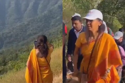 पवार कुटुंबीयांच्या फिटनेस पॅटर्नचा प्रत्यय आज आला. कारण सुप्रियाताईंनी आज किल्ले राजगड सर केला.