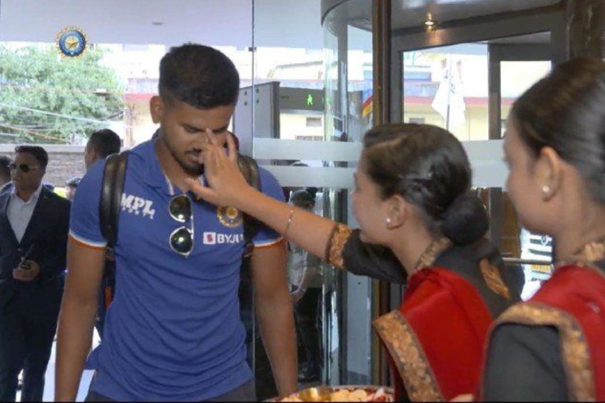 टीम इंडियाचं रांचीत स्वागत