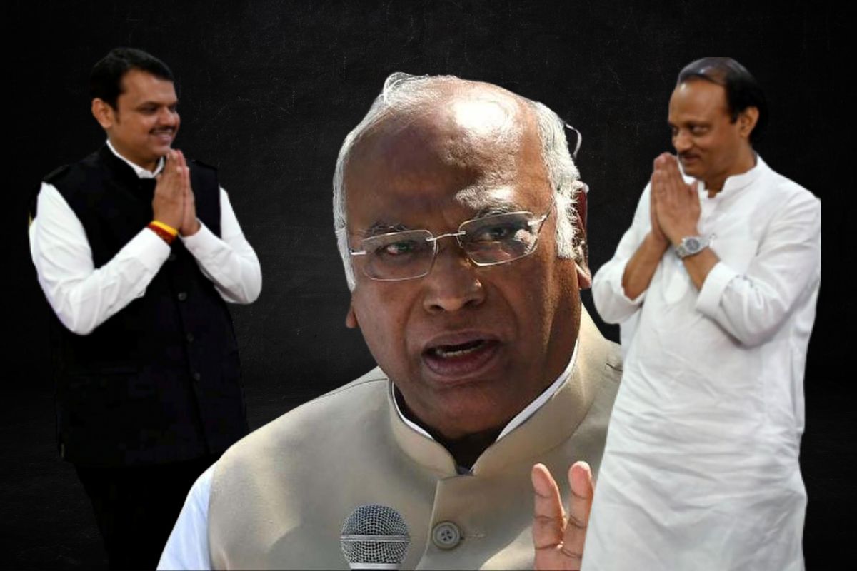 मल्लिकार्जुन खर्गे, ज्यांच्यामुळे झाला फडणवीस-पवारांचा शपथविधी, नेहरू सेंटरमधली Inside Story