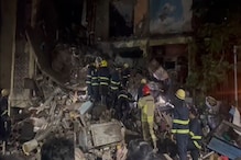 नवी मुंबईत 4 मजली इमारत कोसळली, फायर ब्रिगेड घटनास्थळी, VIDEO