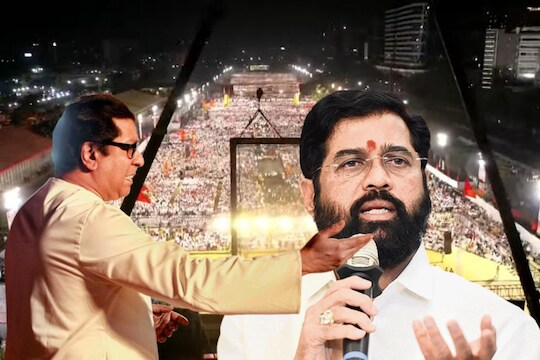 Dasara Melava : दसरा मेळाव्यानंतर बदलला मनसेचा सूर? 'शिंदे'शाहीवर टीका करताना काढले खोके!