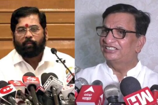  शिवसेनेनं आपल्या दैनिक सामनामधून एकनाथ शिंदे हे काँग्रेस नेत्याकडे हातमिळवणी करण्यासाठी गेले होते..