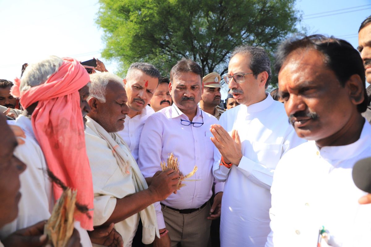 Uddhav Thackeray : 'ते आले, त्यांनी पाहिलं, पण त्यांना...', ठाकरेंच्या मराठवाडा दौऱ्यावर शिंदे गटाचा प्रहार