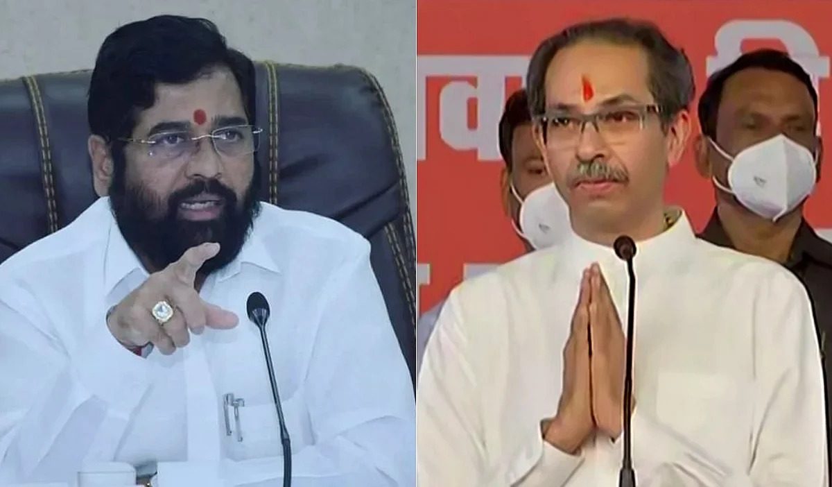 Eknath Shinde vs Uddhav Thackeray : ‘एकनाथ शिंदेंच्या धाकाने उद्धव ठाकरे घराबाहेर पडले’ ठाण्याचे माजी महापौर ठाकरेंवर बरसले