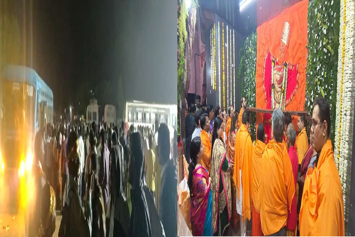 नाशिकच्या सप्तशृंगी गडावर लाखो भाविक अडकले, प्रशासनाचा मोठा निर्णय