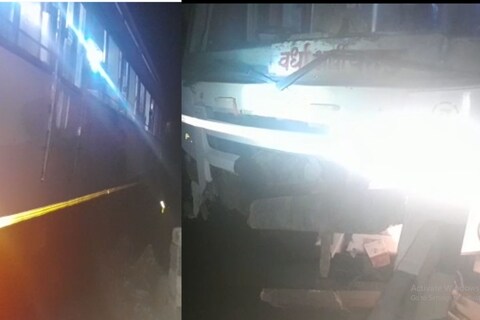 आर्वी वर्धा मार्गावरील येळाकेळी येथे बस अचानक अनियंत्रित होऊन पुलाच्या कठड्याला धडकली. 