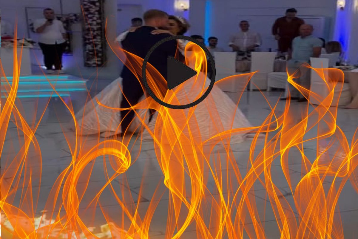 नवरा-नवरीभोवती आग.