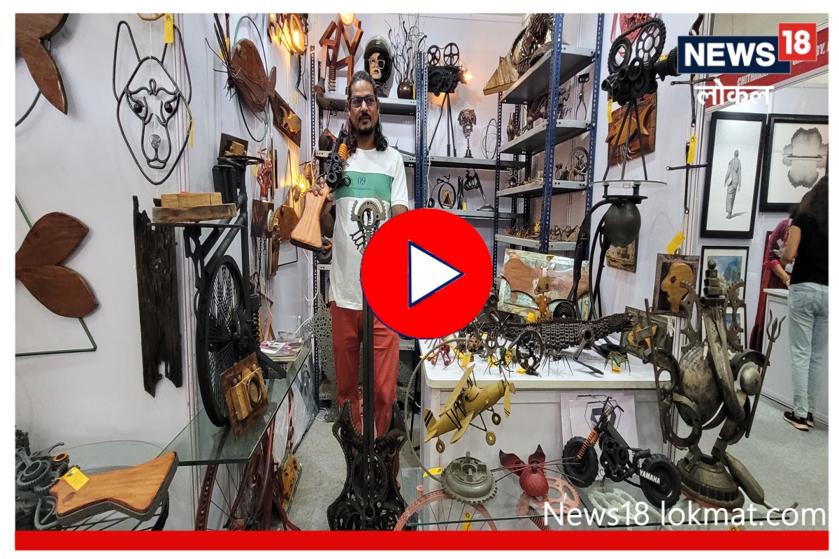 Video : भंगारपासून नवं विश्व बनवणारा अफलातून मुंबईकर, डोळ्यांवर बसणार नाही विश्वास!