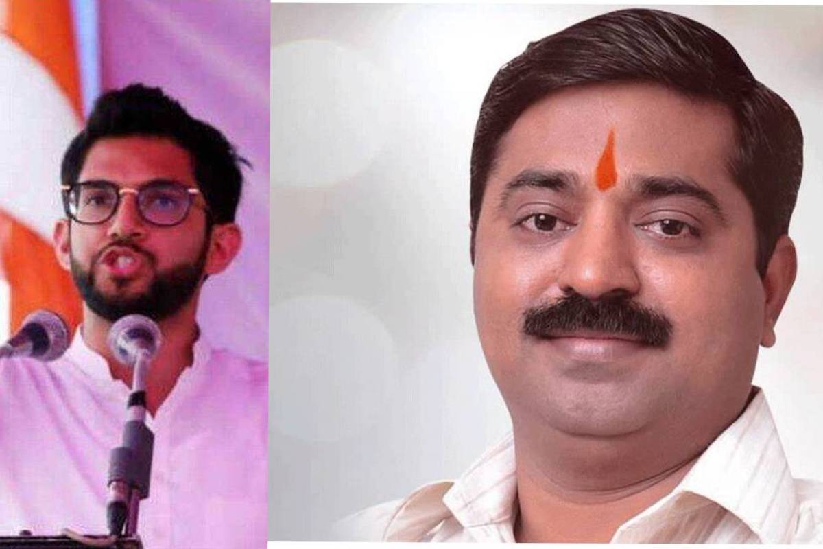 तेव्हा बाळासाहेबांनी त्यांना जोडे मारले होते, आज नातू..., राम कदमांचा आदित्य ठाकरेंना टोला