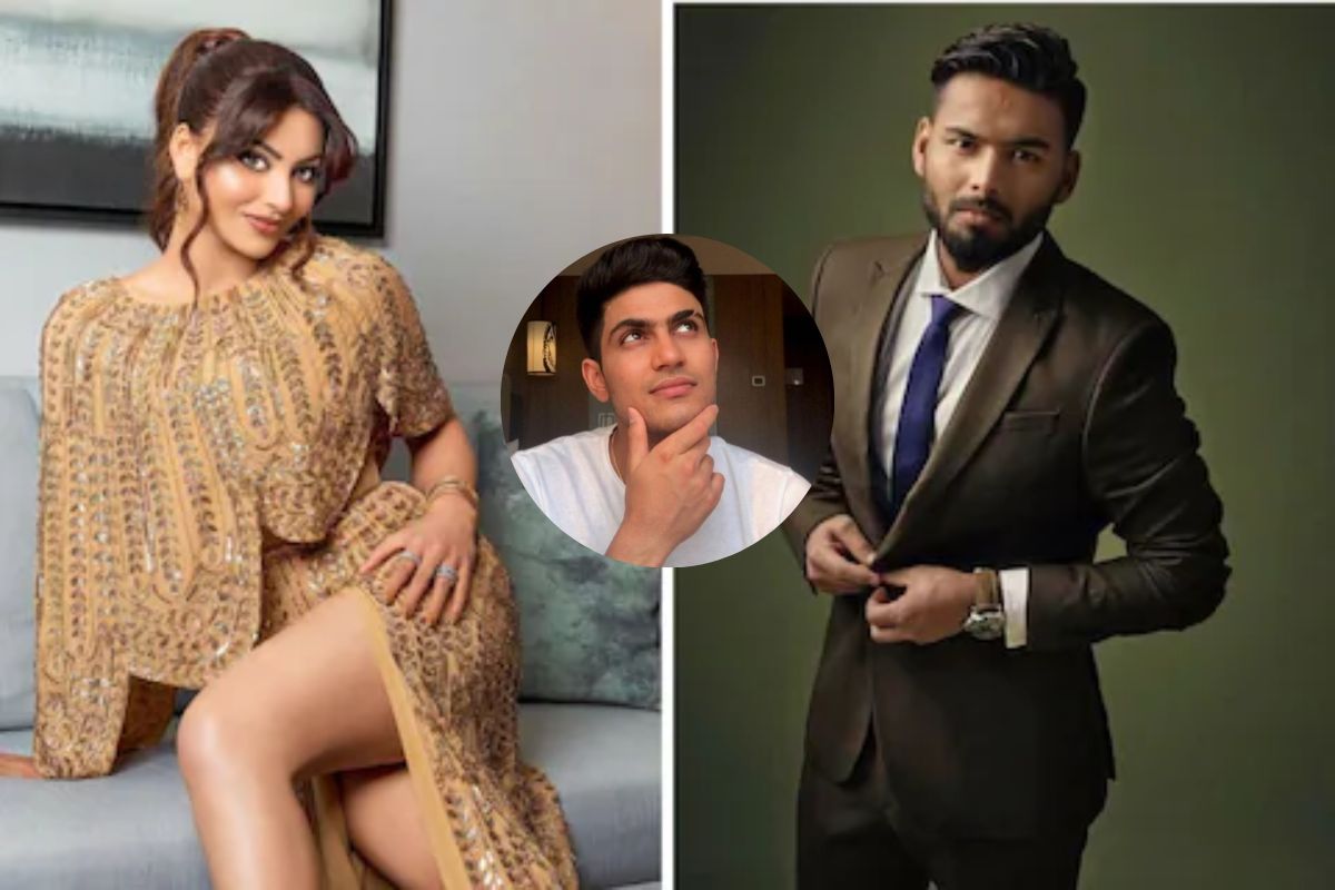 उर्वशी रौतेला, ऋषभ पंत, शुभमन गिल