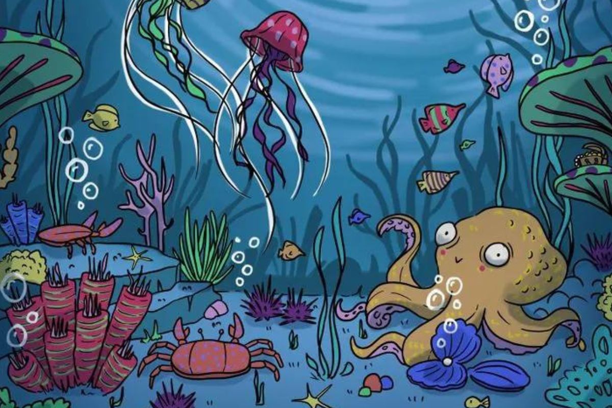 Optical Illusion: समुद्राच्या तळाशी दडलाय खजिना; 10 सेकंदात शोधणारे ठरतील खरे हुश्शार