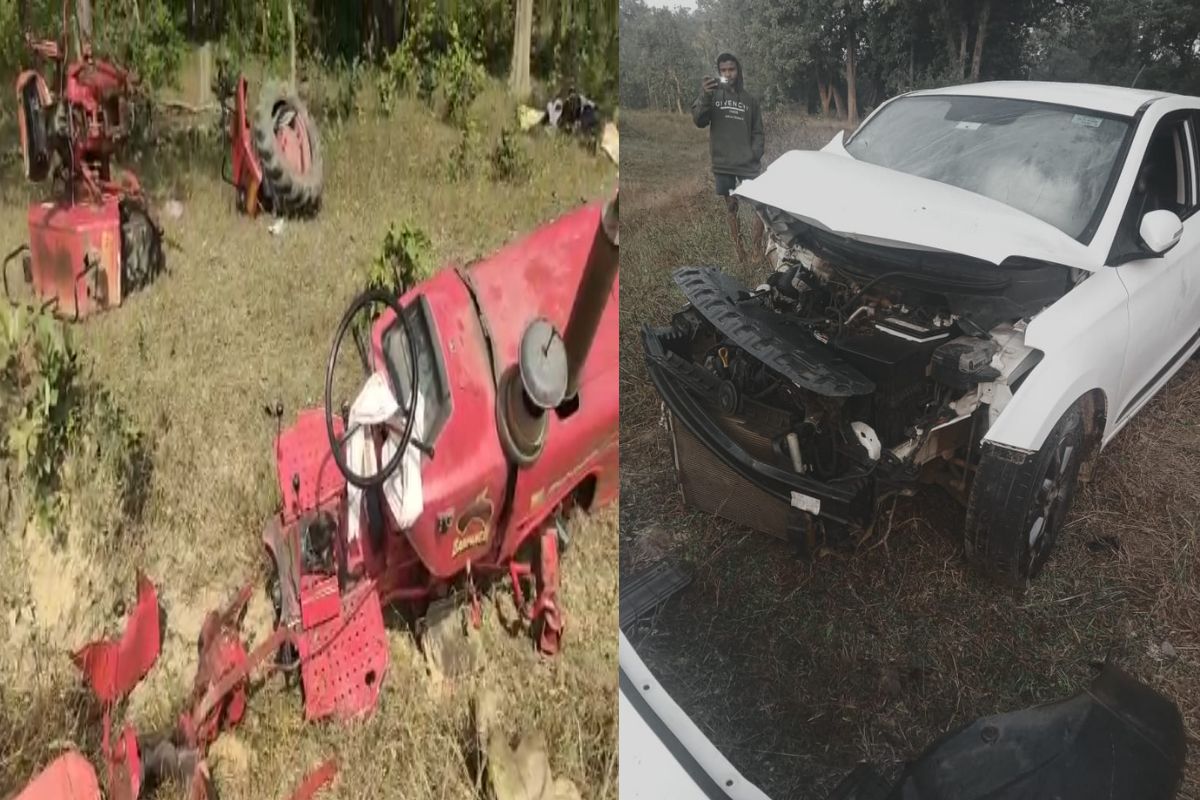 या ट्रॅक्टरमध्ये 5 लोक बसून होते. यामध्ये 2 चिमुकल्यांच्या सुद्धा समावेश होता. परंतु, सुदैवाने या अपघातात कुठलीही जीवितहानी झाली नाही.