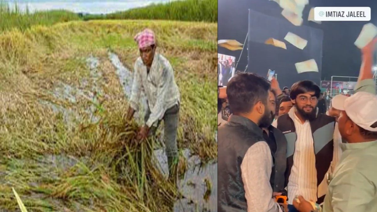 Imtiaz Jaleel : औरंगाबादमध्ये झालेल्या अतिवृष्टीवेळी गायब असलेल्या खासदार जलील यांच्यावर पैशांचा पाऊस, VIDEO