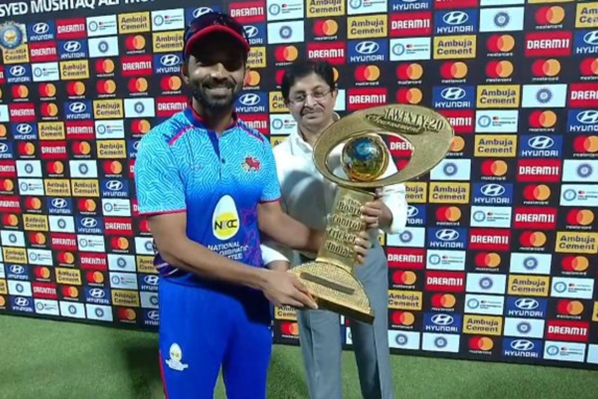मुंबईनं जिंकली मुश्ताक अली ट्रॉफी