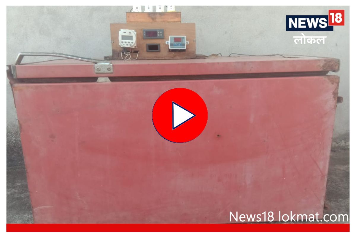 भन्नाट! दिव्यांग व्यक्तीनं खराब फ्रिजचा वापर करुन बनवलं हॅचिंग मशीन, Video