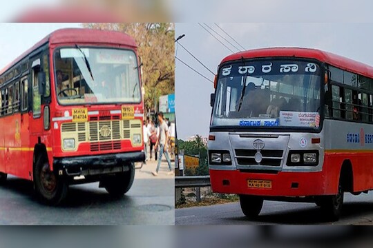 Maharashtra-Karnataka border : महाराष्ट्र - कर्नाटक सीमावाद पेटला; कर्नाटक पोलिसांनी महाराष्ट्राच्या बसेस अडवल्या, सीमाभागात तणाव