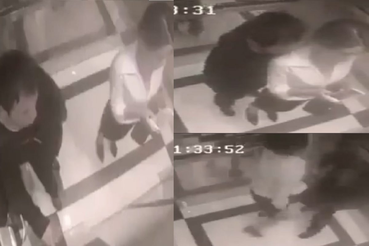 छेड काढताच तरुणीने तरुणाला शिकवला धडा.