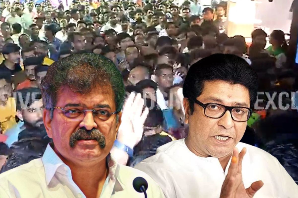 जितेंद्र आव्हाडांच्या आंदोलनाला मनसेचं 'हाऊसफूल' प्रत्युत्तर, ठाण्यात 'हर हर महादेव'ला तुफान गर्दी