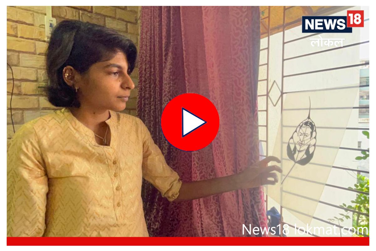 काय सांगता! फक्त अर्ध्या तासांमध्ये 'ती' काढते पिंपळाच्या पानावर अप्रतिम चित्रं, Video