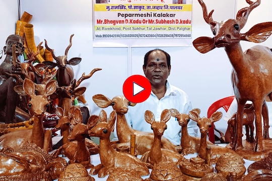 कागदी लगद्यातून क्रांती करणारा कलाकार, Video पाहून बसणार नाही डोळ्यांना विश्वास!