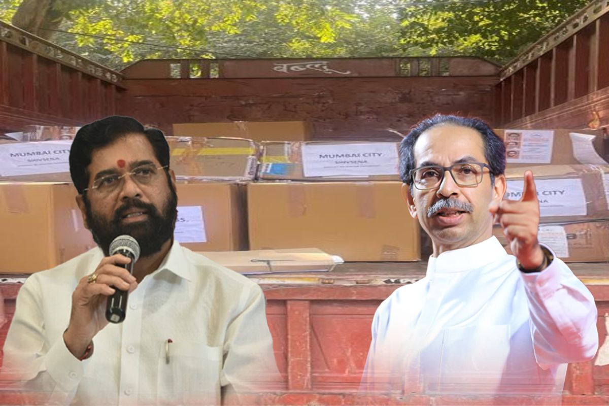 शिवसेना कुणाची? लढत निर्णायक टप्प्यावर, निवडणूक आयोगात कागदपत्रांचे ट्रक पोहोचले!