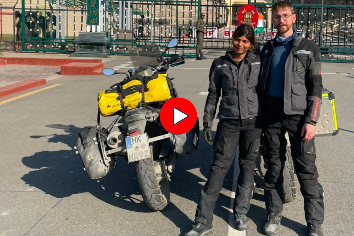 मुंबईकर मेधानं बाईकवर केला 25 हजार किलोमीटर प्रवास, पाकिस्तानबद्दल म्हणाली... Video