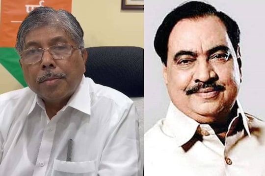 चंद्रकांत पाटील, एकनाथ खडसे 