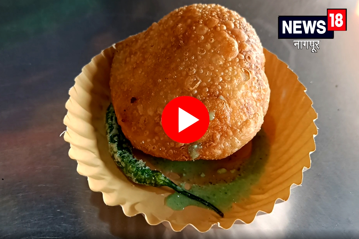 Street Food : शेगावची फेमस कचोरी नागपुरात, तळून गरमागरम होते सर्व्ह, Video