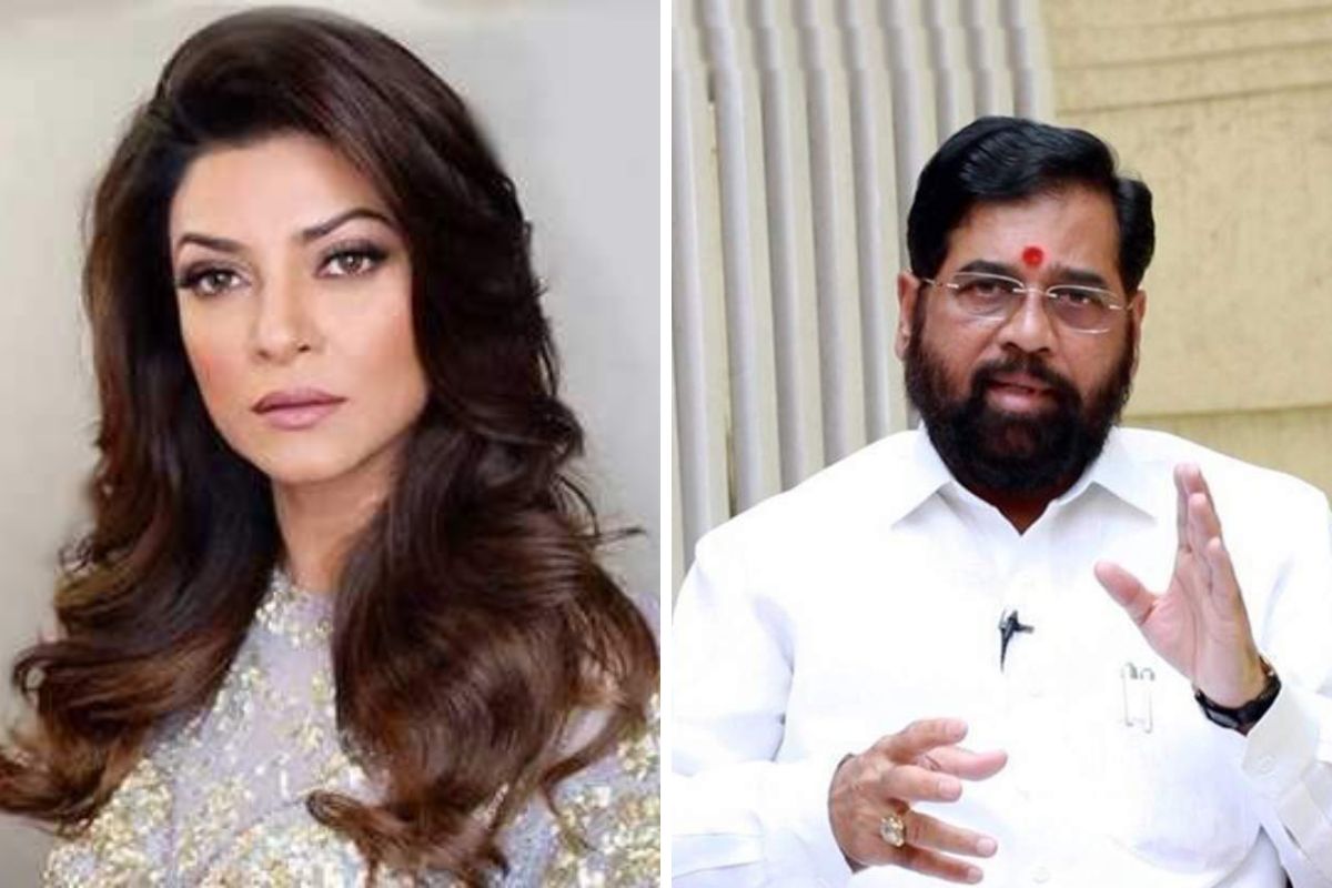 एकनाथ शिंदे, सुष्मिता सेन