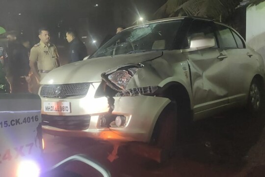 नाशिकमध्ये कारची तीन वाहनांना धडक; धकड देणाऱ्या गाडीत आढळलेल्या त्या गोष्टीमुळे खळबळ