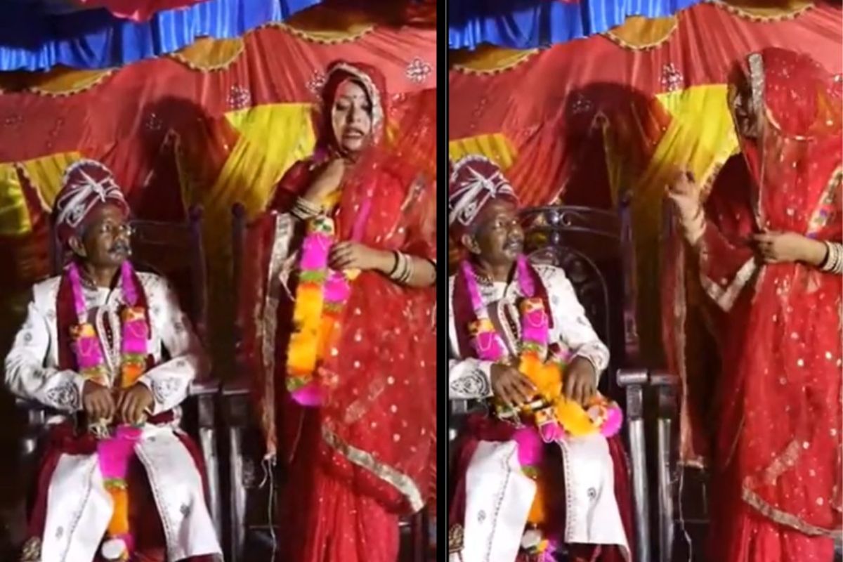 लग्नाच्या मंडपात गेली पण नवरदेवाचा चेहरा पाहताच भडकली नवरी, स्टेजवरच अशी घडवली अद्दल, VIDEO