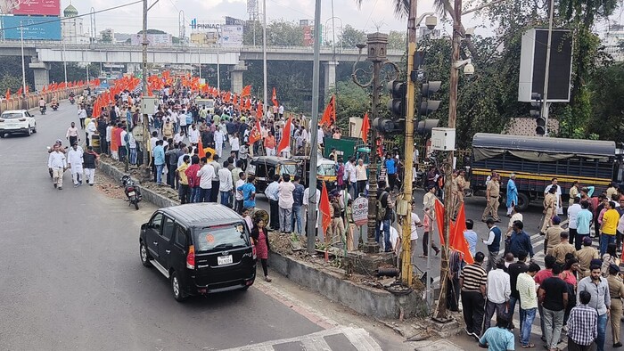 लक्ष्मी रस्तामार्गे मोर्चा शिवाजी रस्त्यावर लाल महाल चौकात जाणार आहे
