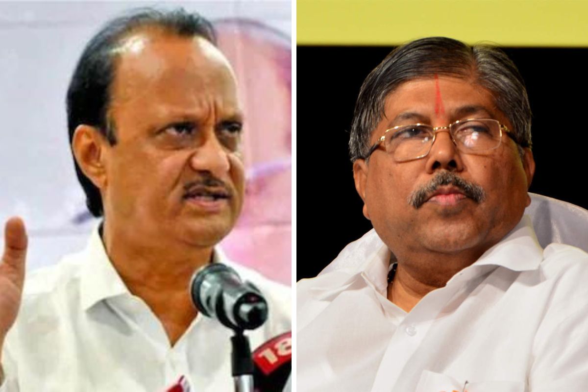 दादा vs दादा! '...ती भाषा आम्हालाही लय चांगली जमती', अजित पवारांचा चंद्रकांत पाटलांवर घणाघात