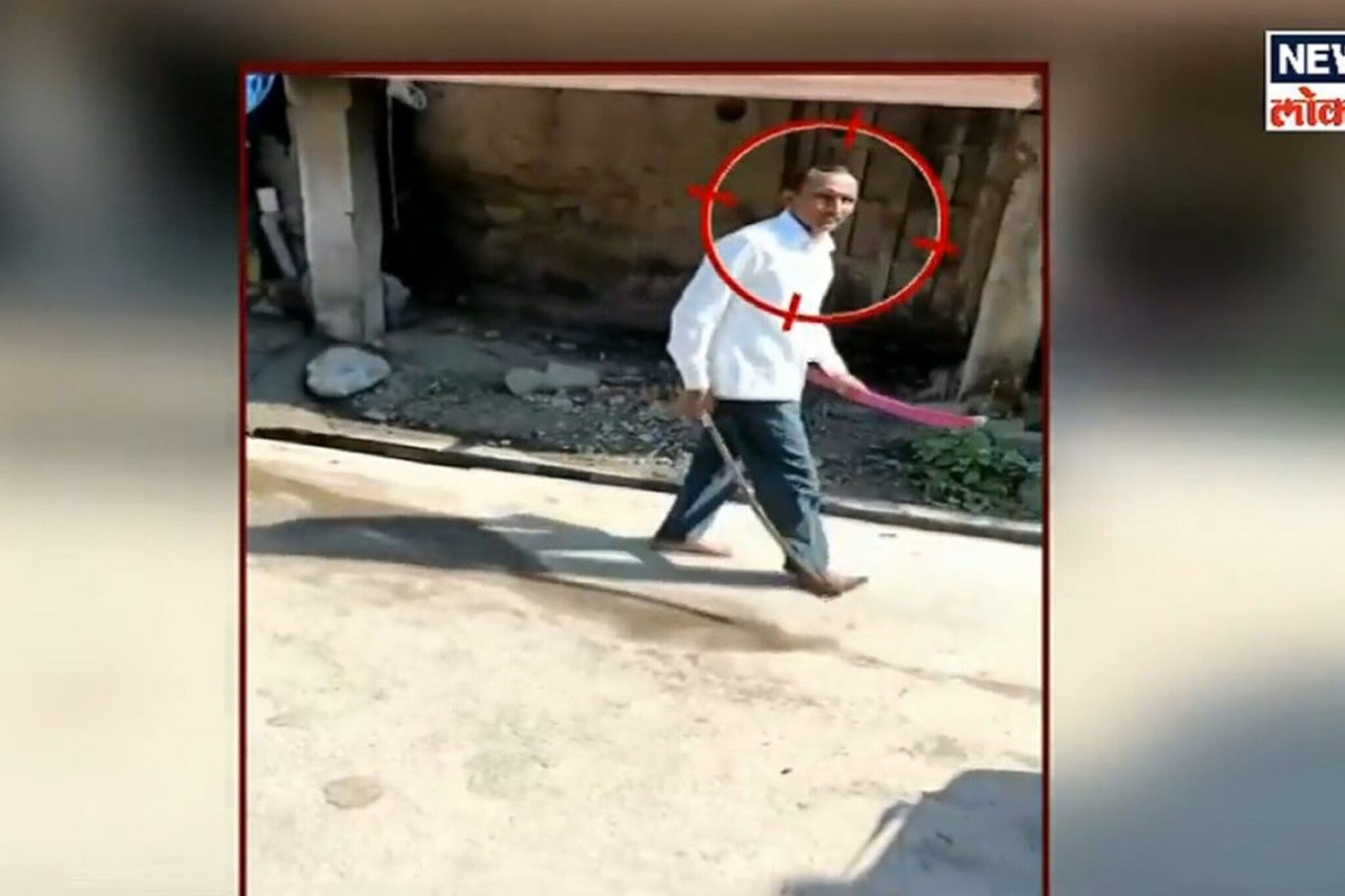 निवडणुकीत पाडला पुढारी नडला, नंगी तलवार घेऊन गावभर फिरला, गुन्हा दाखल झाल्यावर..