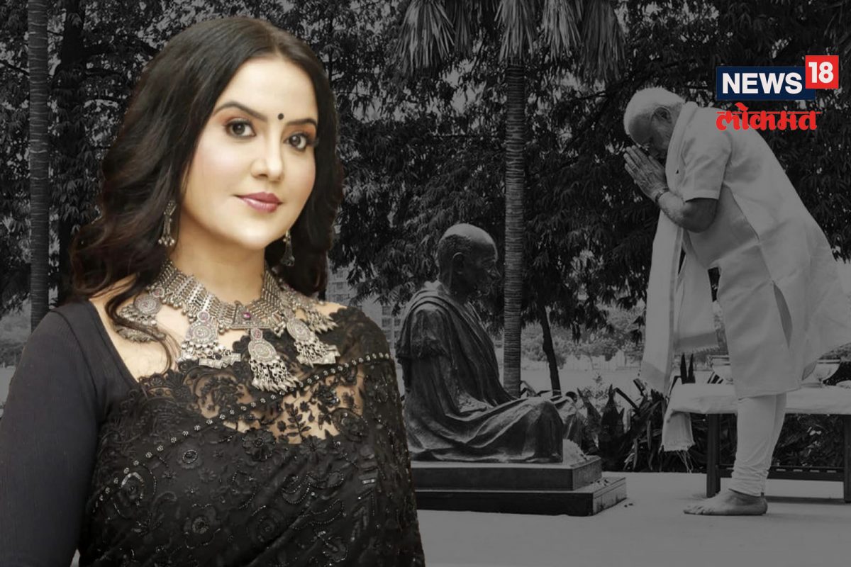 नरेंद्र मोदी हे नवीन भारताचे राष्ट्रपिता तर गांधी..