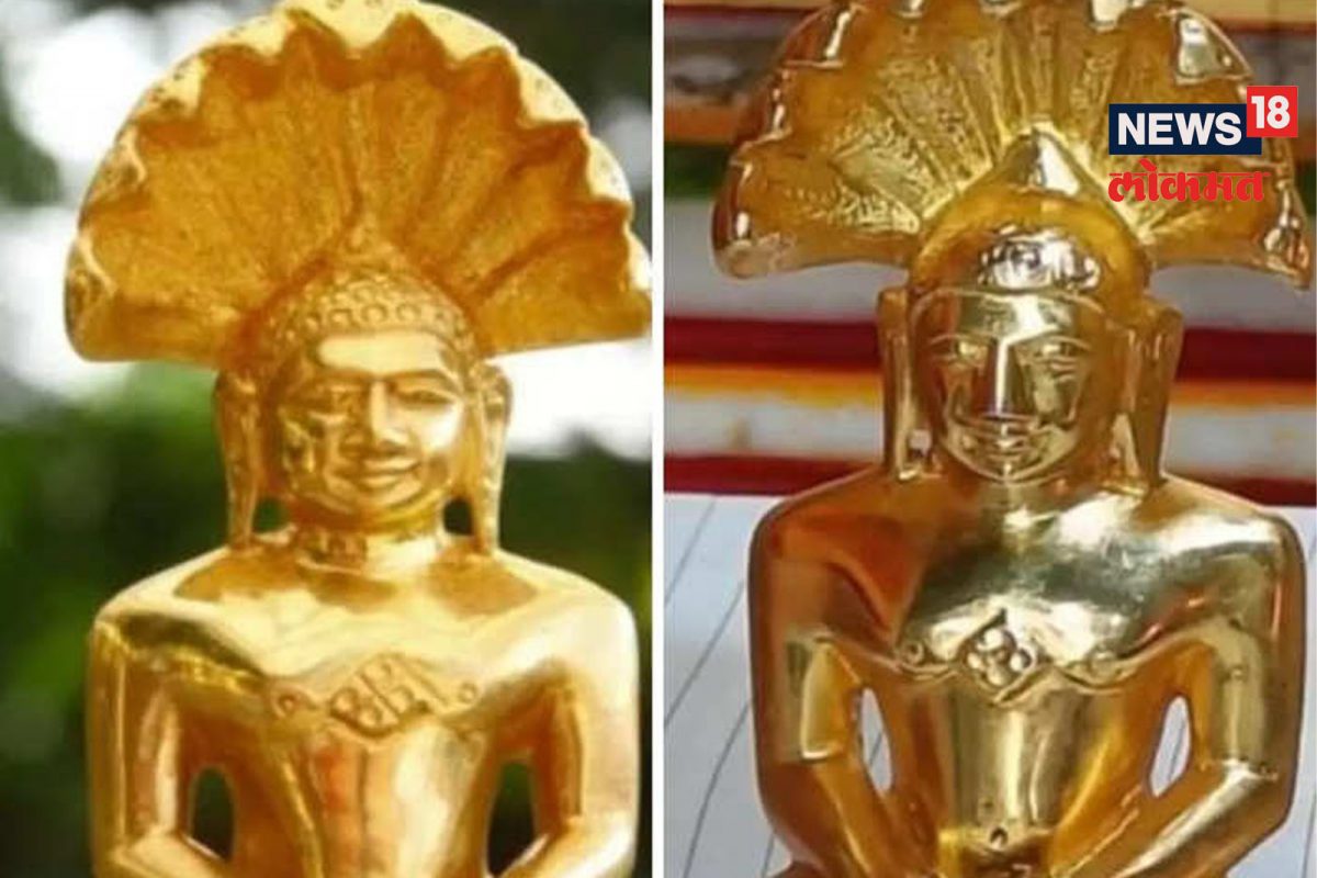 औरंगाबादेत 2 किलो सोन्याची मूर्ती बदलल्याने खळबळ