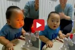 Video: किती तो निरागसपणा! आधी मेणबत्ती फुकता येत नव्हती, जेव्हा फुकली तेव्हा...