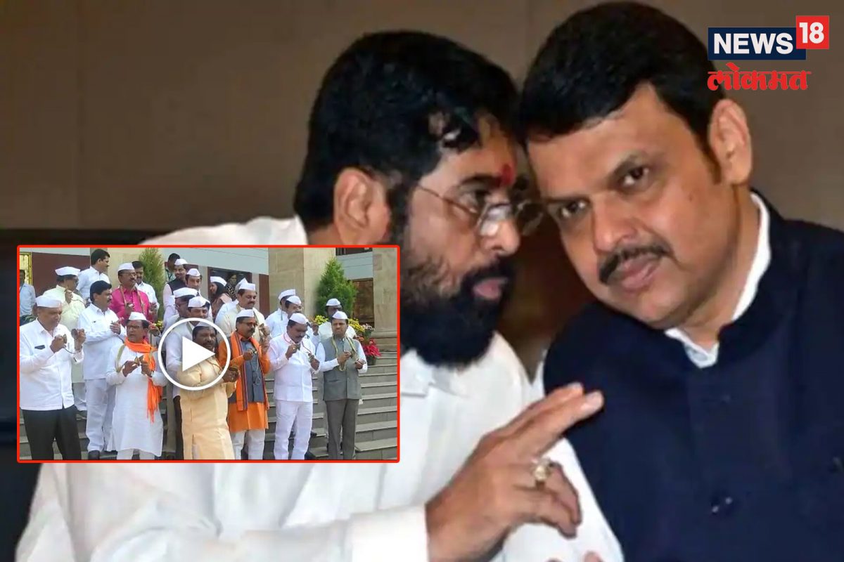 विरोधकांचे टाळ घेऊन अनोखं आंदोलन