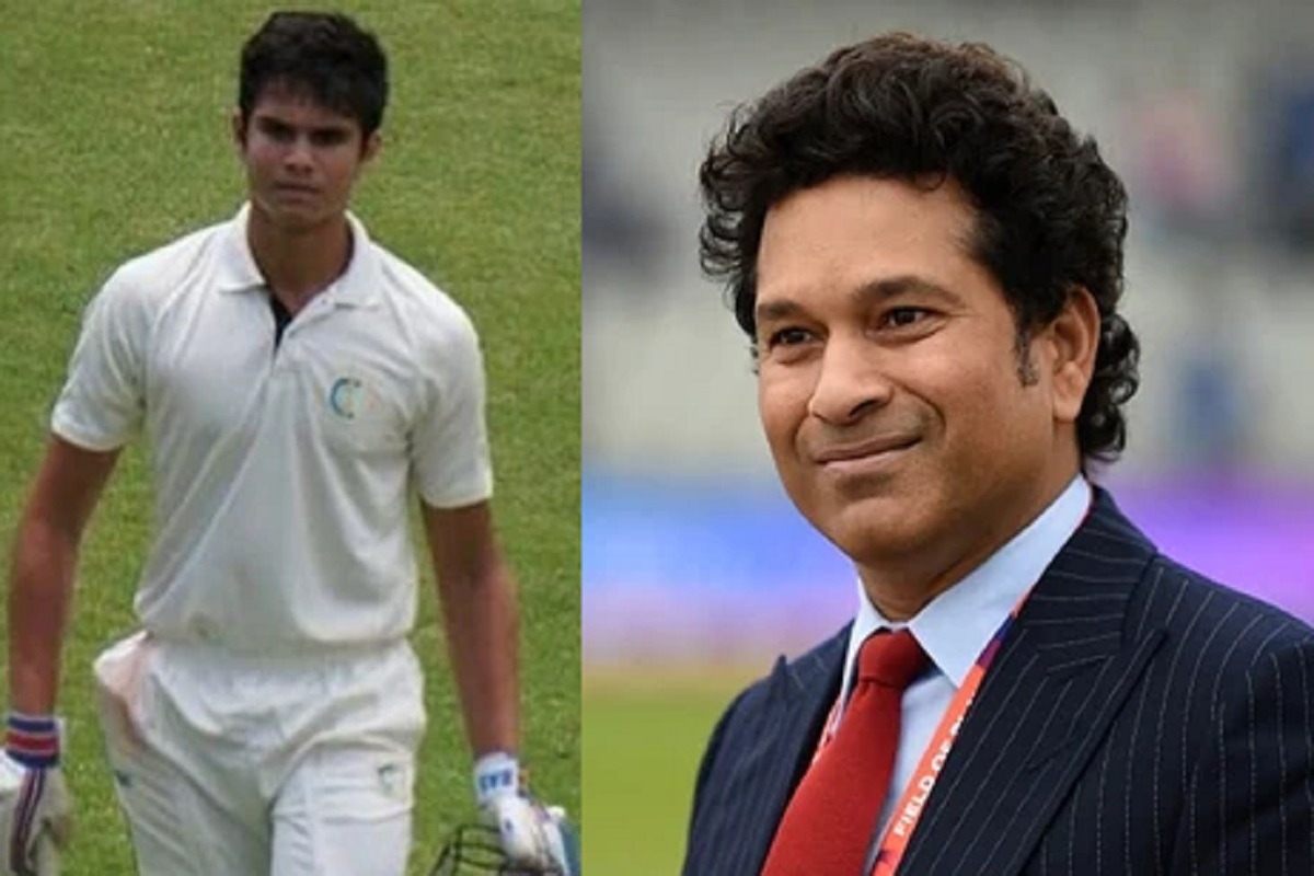 अर्जुनच्या शतकावर सचिनची प्रतिक्रिया, म्हणाला,'प्रत्येक बापाला वाटत असतं की...'